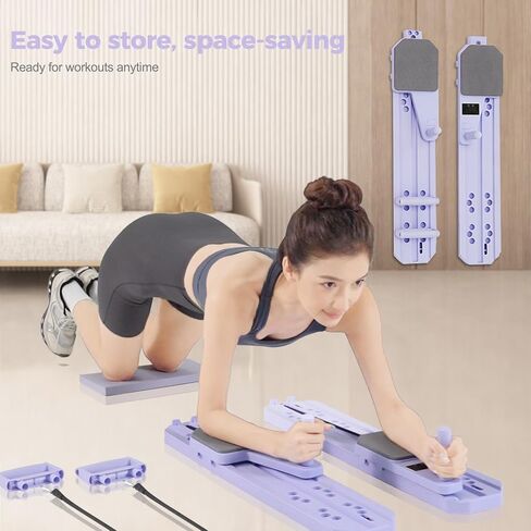 لوحة Pilates التي تمت ترقيتها-معدات 8-in-1 للياقة البدنية و Pilates مجموعة مع معدات AB للتمرين ، ولوحة الدفع متعددة الوظائف ، ونطاقات المقاومة ، ولوحة التوازن ومؤقتها للتمرين الكامل للجسم in Kuwait