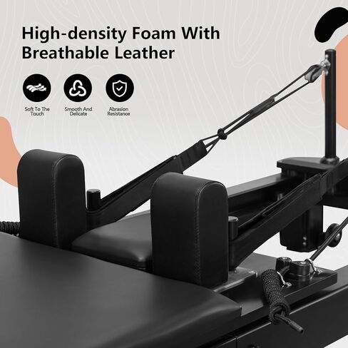 Pilates Reformer Machine, Aluminum Foldable Pilates Machine,Pilates Fitness Equipment for Home and Studio in Kuwait