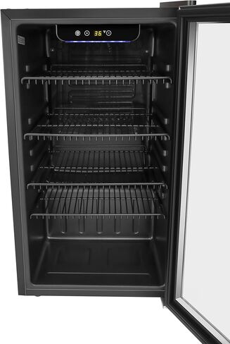 KoolMore 18 in. 3.2 Cu. Ft. Beverage Refrigerator Merchandiser with Stainless Steel Trim and Touch Panel For Soda, Beer or Wine Perfect for Use in a Commercial or Home Setting, ETL Listed (KM-BR32SS) in Saudi Arabia