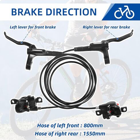 مجموعة فرامل القرص الهيدروليكية OEM BR-Bl-MT200 لـ MTB ، المكابح الهيدروليكية الجبلية ثنائية المكابح ثنائية المكبس. in Saudi Arabia