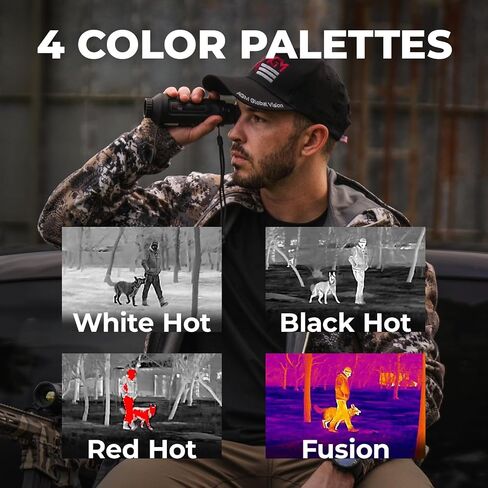 AGM Global Vision Taipan Thermal Imaging Monocular for Hunting 12μm Sensor, Hot Spot Tracking, 8× Digital Zoom, Video Recording, WiFi, IP67 Waterproof in Saudi Arabia