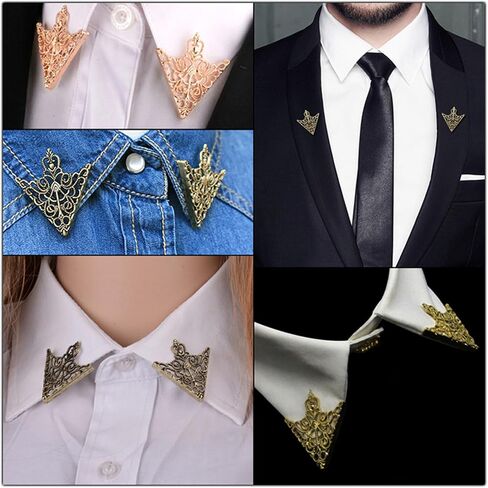 Wcrazye Retro Hollow Pattern and Angle Triangle Terclar دبابيس للرجال للنساء الموضة البسيطة الذهبية الفضية الفضية بروش مقطع دبوس الدبوس in Kuwait