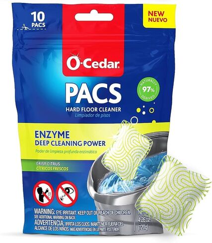 O-Cedar Microtwist Max Microfiber Twist Mop مع 2 عبوات إضافية | يتميز بالهبوط الخالي من اليدين | رأس ممسحة كبير 18 بوصة | آمنة في جميع أنواع الطابق ، الأحمر in Kuwait