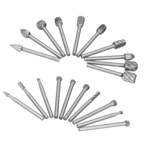 20pcs عالي السرعة الصلب ملف دوار DIY طحن رأس مجموعة ملحق لرجال الخشب in Kuwait