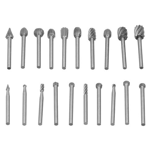 20pcs عالي السرعة الصلب ملف دوار DIY طحن رأس مجموعة ملحق لرجال الخشب in Kuwait