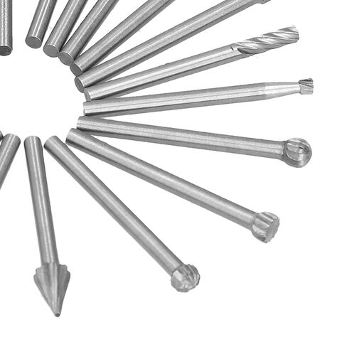 20pcs عالي السرعة الصلب ملف دوار DIY طحن رأس مجموعة ملحق لرجال الخشب in Kuwait