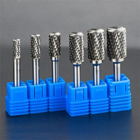 اكتب BX Hard Alloy Rotary File Double Groove Tungsten Steel Steel Head 6mm 1pcs (BX1225M06) in Saudi Arabia