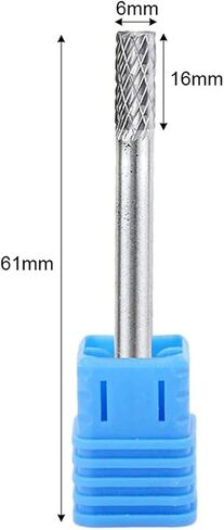 اكتب BX Hard Alloy Rotary File Double Groove Tungsten Steel Steel Head 6mm 1pcs (BX1225M06) in Saudi Arabia
