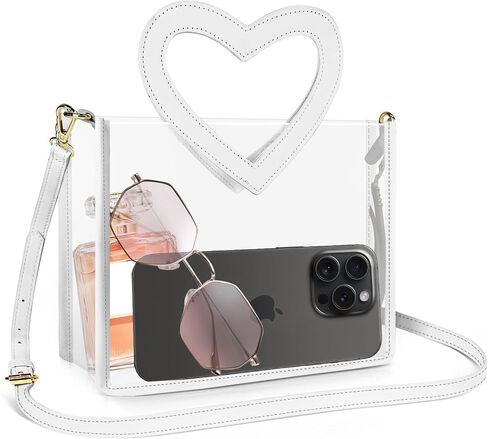 Clear Bag for Stadium Events, Clear Tote Bags for Women, Stadium Purses for Concerts Sports Fans in Kuwait