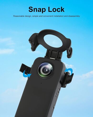 PULUZ Silicone Protective Lens Cover for Insta360 X3 Protective Len Cover Cap for Insta360 X3 Panoramic Action Camera Accessories (Lens Cover) in Saudi Arabia