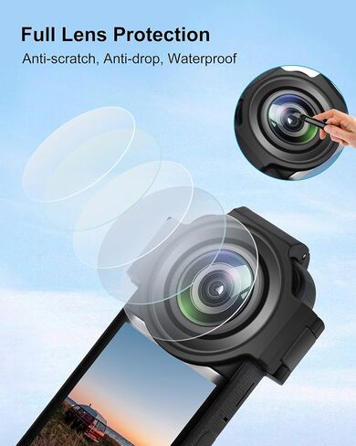 PULUZ Silicone Protective Lens Cover for Insta360 X3 Protective Len Cover Cap for Insta360 X3 Panoramic Action Camera Accessories (Lens Cover) in Saudi Arabia