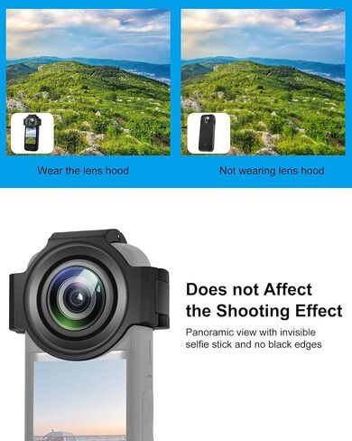 PULUZ Silicone Protective Lens Cover for Insta360 X3 Protective Len Cover Cap for Insta360 X3 Panoramic Action Camera Accessories (Lens Cover) in Saudi Arabia