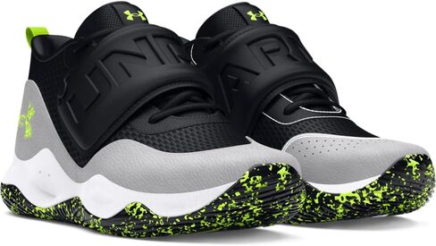 Under Armour Unisex Grade School Zone Basketball 2, (104) White/White/Metallic Silver, 6, US in Saudi Arabia