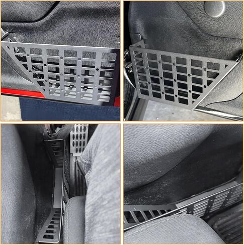 American Flag Front Door Storage Pockets Fits for Jeep Wrangler JK/JKU 2007-2018 2/4 Door - 2-Pack Metal Organizer Box with Anti-Rust Coating (Replace Saggy Net) in Saudi Arabia