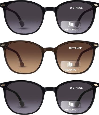 Ladeesse 3 Pack قراءة النظارات الشمسية للنساء والرجال ، نظارات قراء Sun UV400 in Kuwait