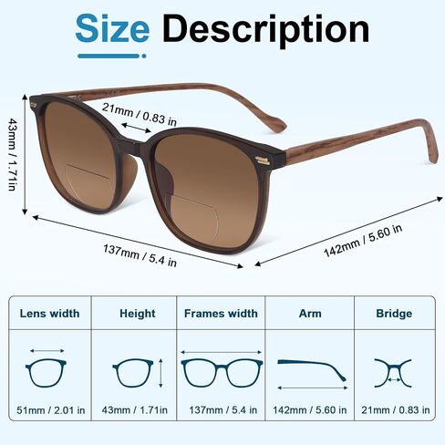 Ladeesse 3 Pack قراءة النظارات الشمسية للنساء والرجال ، نظارات قراء Sun UV400 in Kuwait