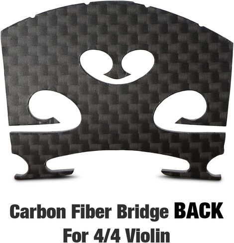 Premium Carbon Fiber 4/4 Violin Bridge-الأداء الصوتي المحسّن مسبقًا ومجهدًا مسبقًا ، وتصميم خفيف الوزن ودائم لجميع الكمان 4/4 in Saudi Arabia