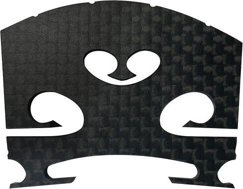 Premium Carbon Fiber 4/4 Violin Bridge-الأداء الصوتي المحسّن مسبقًا ومجهدًا مسبقًا ، وتصميم خفيف الوزن ودائم لجميع الكمان 4/4 in Saudi Arabia