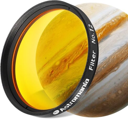Astromania 1.25" Color/Planetary Filter - #12 Yellow in Saudi Arabia