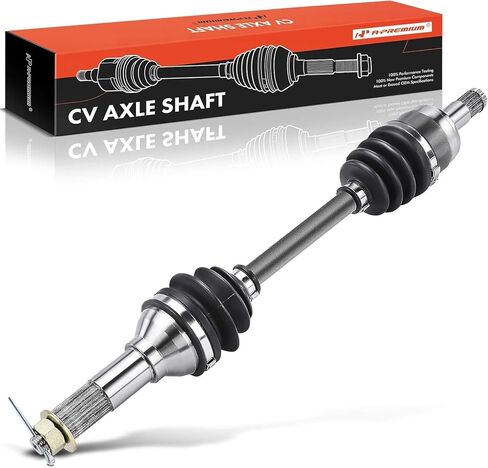 A-Premium Pair (2) Front Driver and Passenger CV Axle Shaft Assembly Compatible with Yamaha Bruin 350 04-06, Grizzly 350 07-11, Grizzly 400 07-08, Kodiak 400 03-06 in Kuwait