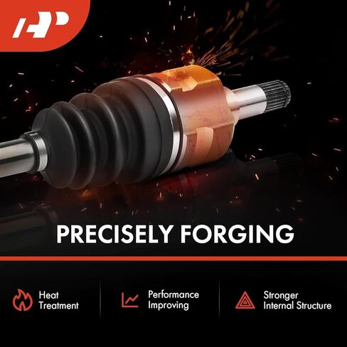 A-Premium Pair (2) Front Driver and Passenger CV Axle Shaft Assembly Compatible with Yamaha Bruin 350 04-06, Grizzly 350 07-11, Grizzly 400 07-08, Kodiak 400 03-06 in Kuwait