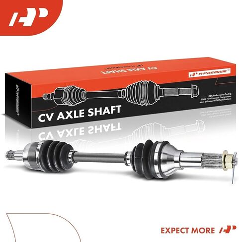 A-Premium Pair (2) Front Driver and Passenger CV Axle Shaft Assembly Compatible with Yamaha Bruin 350 04-06, Grizzly 350 07-11, Grizzly 400 07-08, Kodiak 400 03-06 in Kuwait