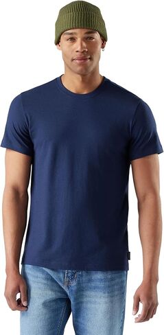 Smartwool Perfect Crew Short Sleeve Tee Twilight Blue LG in Saudi Arabia