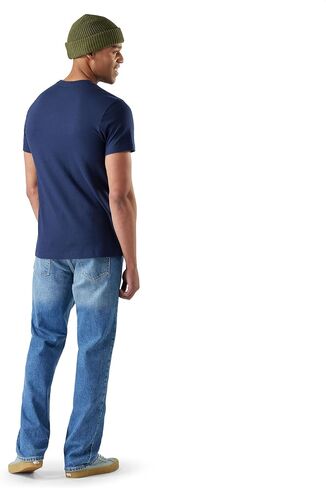 Smartwool Perfect Crew Short Sleeve Tee Twilight Blue LG in Saudi Arabia