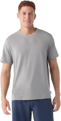 Smartwool Perfect Crew Short Sleeve Tee Twilight Blue LG in Saudi Arabia