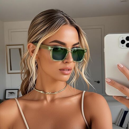 نظارة شمسية مستقطبة للسيدات للنساء الرجال العصرية الكلاسيكية المصممة الرجعية على غرار الحماية من الأشعة فوق البنفسجية in Kuwait