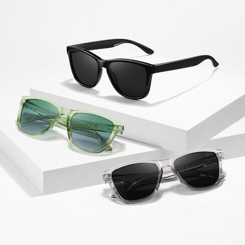 نظارة شمسية مستقطبة للسيدات للنساء الرجال العصرية الكلاسيكية المصممة الرجعية على غرار الحماية من الأشعة فوق البنفسجية in Kuwait