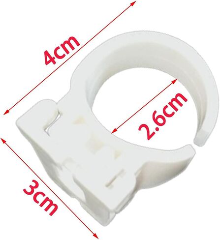 Snorkel Clip Universal 26mm Snorkel حامل Snorkel Retainer Air Tube Keeper لمعدات الغطس الغوص ، أبيض in Kuwait