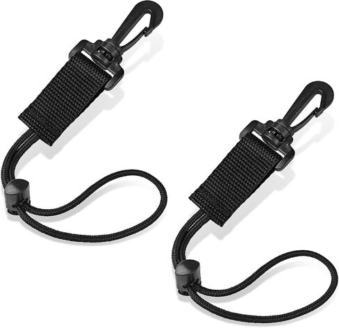 2Pack Scuba Diving Lanyard Clips مع حبل حزام حزام النايلون وقفل شريحة نوبات لحامل الغوص Octo ، كاميرا آمنة ومرفق ترس in Kuwait