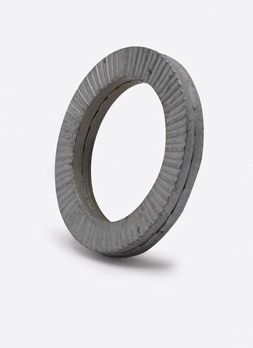 غسالات قفل إسفين Heico-Lock (القطر القياسي-الصلب ، المغلفة بالزنك) 1-1/4 "/M33 (25 PK) in Saudi Arabia