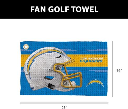 Northwest Los Angeles Charger NFL Impact Waffle Fan Plaid 16 × 25 بوصة in Saudi Arabia