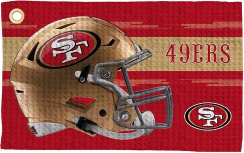 شمال غرب سان فرانسيسكو 49ers NFL تأثير وافل مروحة المروحة 16 × 25 بوصة in Saudi Arabia