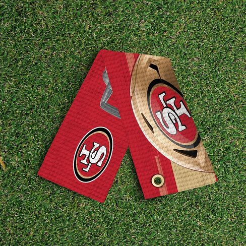 شمال غرب سان فرانسيسكو 49ers NFL تأثير وافل مروحة المروحة 16 × 25 بوصة in Saudi Arabia