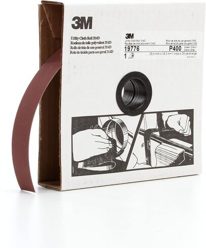 3M Utility Cloth Roll 314D, 1 in x 20 yd P400 J-weight in Saudi Arabia