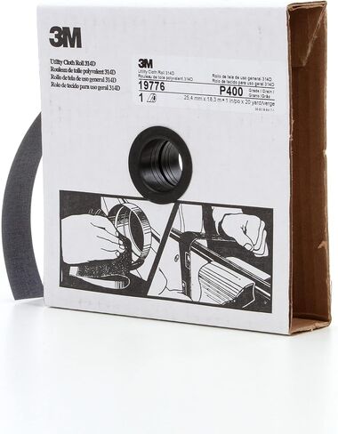 3M Utility Cloth Roll 314D, 1 in x 20 yd P400 J-weight in Saudi Arabia