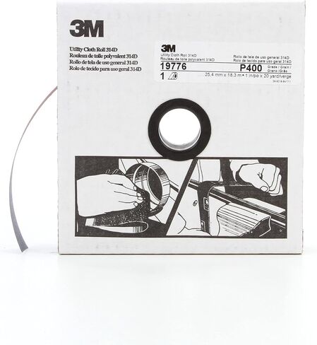 3M Utility Cloth Roll 314D, 1 in x 20 yd P400 J-weight in Saudi Arabia