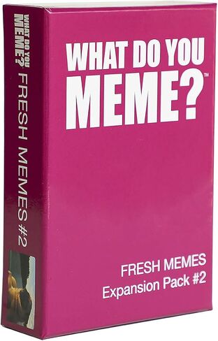 WHAT DO YOU MEME? Trisha Paytas Expansion Pack by Relatable, Card Games for Adults, Featuring YouTube Influencer Trisha Paytas, All New Meme Game Content, Includes 15 Image Cards and 10 Caption Cards in Kuwait