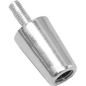 FixTuredIsplays® DIY Chrome Beer Happlet Handle Standard Ferrule 1/4 "X20 END LEAD 3/8" in Kuwait