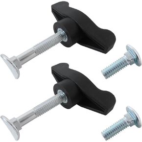 Lawn Mower Handle Knobs Nut Bolt, T-Handle Bolt, Wing Handle Nut Design (4 Bolts & 2 Handles) in Saudi Arabia