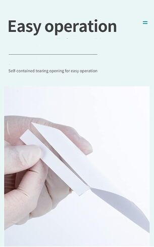 KIESEV PCR Sealing Film - 96 Well Plate Sealing Film - Transparent Self-Adhesive 130 x 80mm(Pack of 100 Sheet) (Transparent) in Kuwait