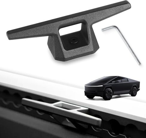 4PCS D-Rings Tie Down Compatible with 2023 2024 2025 Tesla Cybertruck,Cargo Accessories Used for Cyber Bed Truck Tie Down Anchors,Black in Saudi Arabia