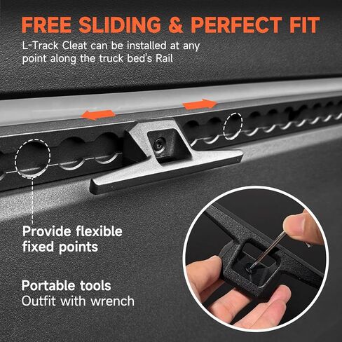 4PCS D-Rings Tie Down Compatible with 2023 2024 2025 Tesla Cybertruck,Cargo Accessories Used for Cyber Bed Truck Tie Down Anchors,Black in Saudi Arabia