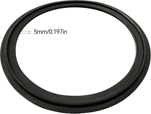 HFS(R) 1.5" Tri Clamp Sanitary Gasket FKM Fits Tri-Clover Type Ferrule (1.5"-Pack of 5) in Saudi Arabia