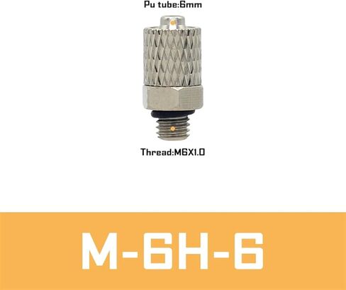 M Miniature Fittings M-5H-4 M-5HL-4 Male Thread Pneumatic Pipe Air Hose Quick Fitting Mini Connector M3 M4 M5 M6 1Pcs(M-3HL-4) in Saudi Arabia