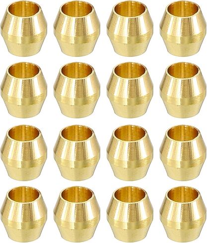 uxcell 30pcs تناسب 4 مم (3/16 ") أنبوب OD النحاس الأكمام in Saudi Arabia