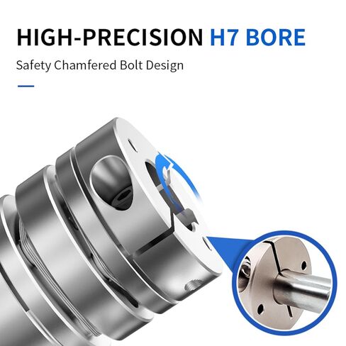 اقتران الحجاب الحاجز المرن من 10 مم إلى 18 ملم ، D39 L34.5 الألومنيوم 1 حاجز مقرن عمود محرك لآلة CNC الطابعة ثلاثية الأبعاد. in Kuwait